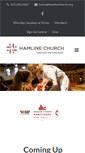 Mobile Screenshot of hamlinechurch.org